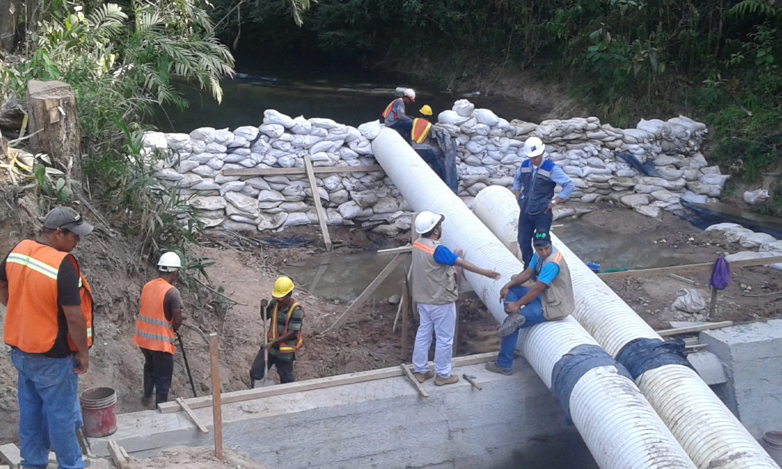 Conveyance pipeline of the Waspam drinking water system